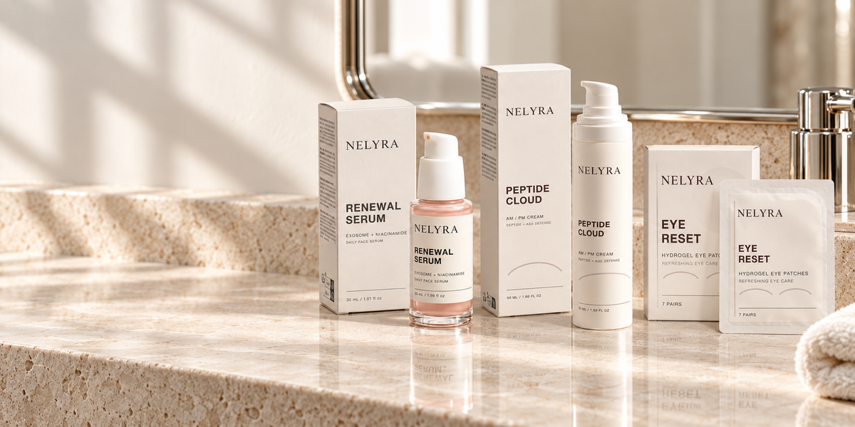 Routine quotidienne NELYRA avec RENEWAL SERUM
