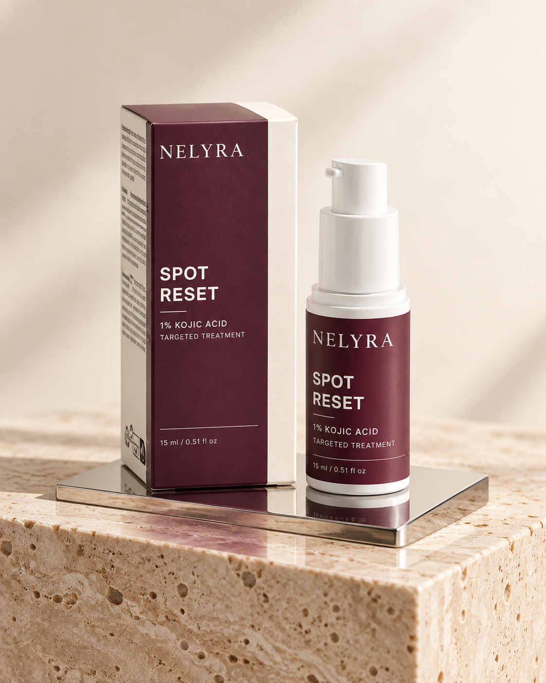 NELYRA Spot Reset avec son étui
